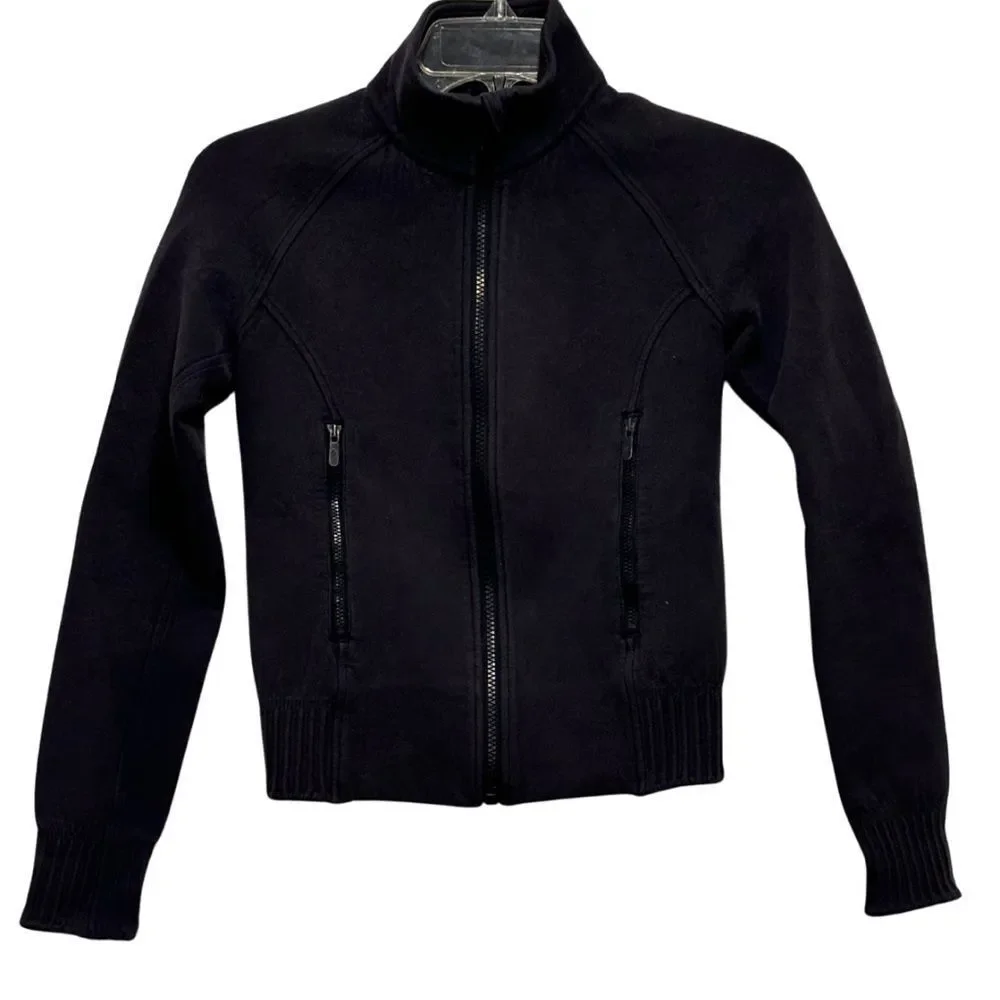Lululemon NTS Jacket Spacer Stretch in Midnight Navy / Black RARE - Picture 4 of 11